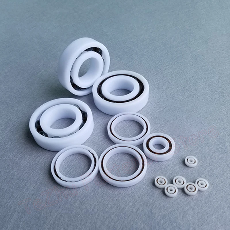 Kozelo 5 Stück 6804 POM Kunststofflager -[20x32x7mm], offenes Lager für industrielle Anwendungen, Nylonkäfig, Glaskugel, ABEC1