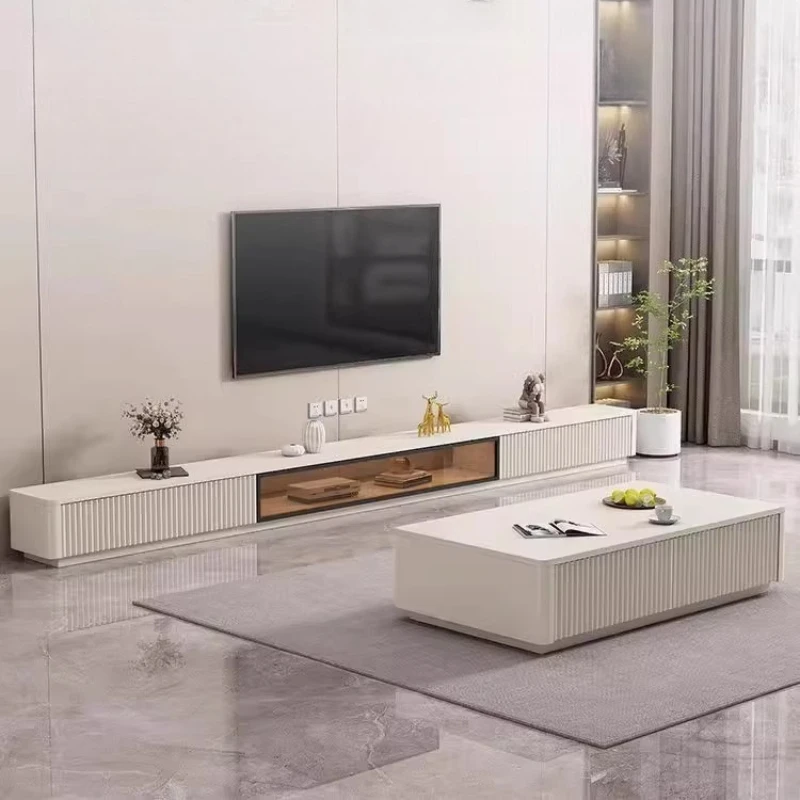 بوفيه لحامل التلفزيون وحدة تحكم التلفزيون الحديثة طاولات غرفة المعيشة لرف التلفزيون حامل الشاشة منتصف القرن الأثاث الحديث الفاخر