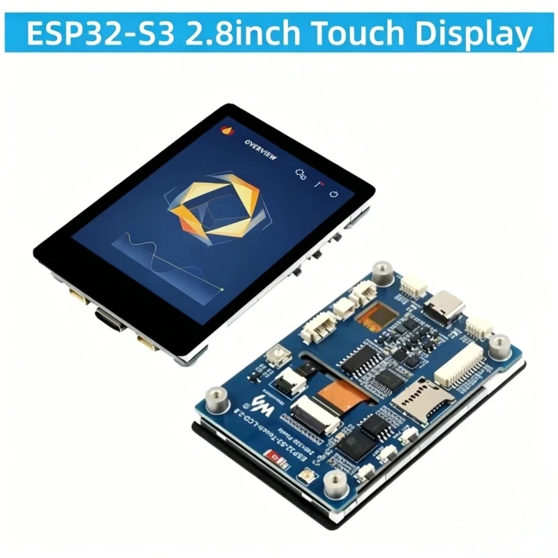 ESP32-S3 2.8 Inch IPS Touchscreen Development Board 5-Point 240x320 Display Support WiFi HMI/LVGL GUI