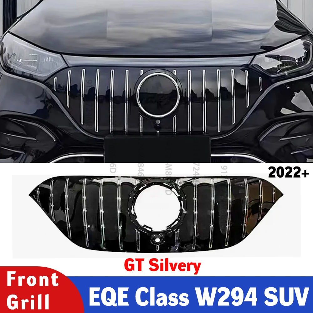 

GT Style Gloss Black Front Grille for Mercedes-Benz EQE SUV W294 2022+ EQE350 450 500 & W295