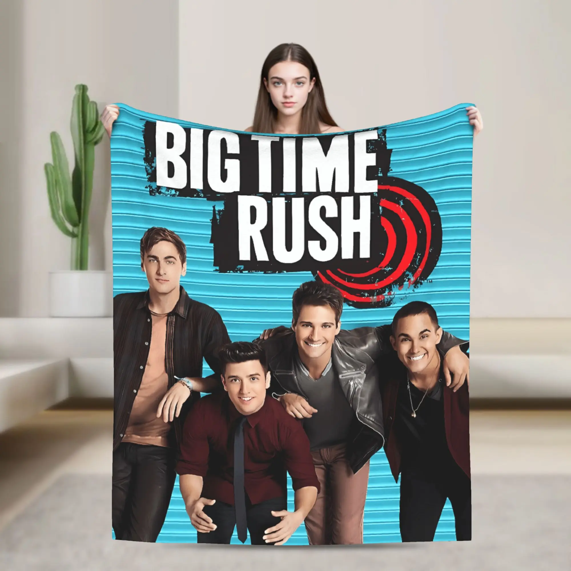 

Одеяло Big Time Rush Band, мягкое новое плюшевое одеяло для детей и взрослых, диван-кровать, фланелевое покрывало, покрывало