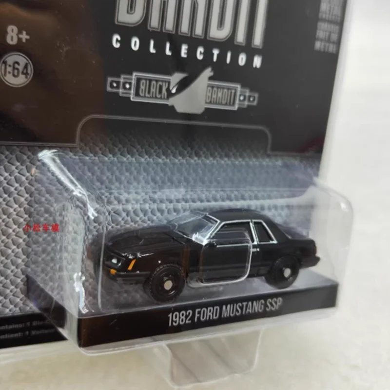 GreenLight Alloy 1:64 Scale 1982 FORD MUSTANG SSP Car Model Ornament Souvenir Display Collection Hobby Gift