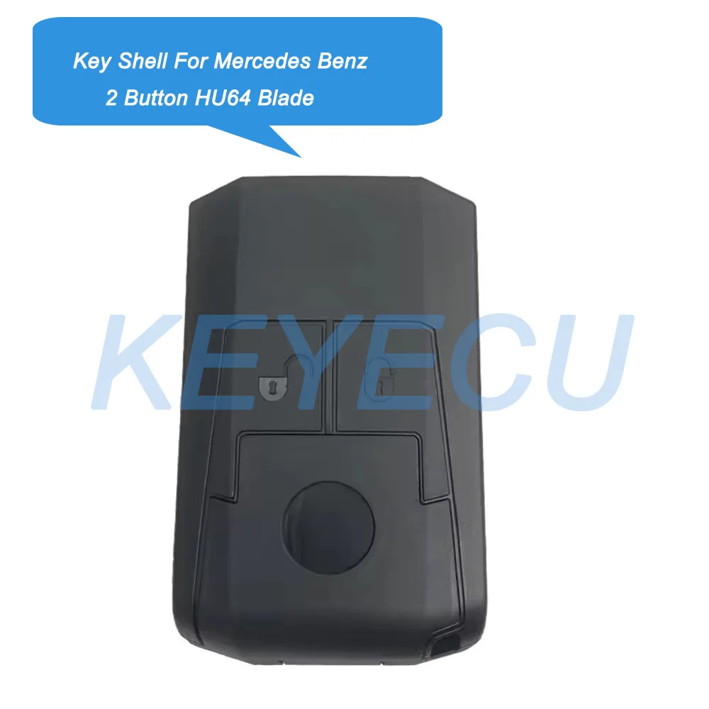 

Replacement Remote Car Control Key Shell Case 2 Button HU64 Blade For Mercedes Benz Actros 2012+ Mp4 2011-2018 Antos Truck