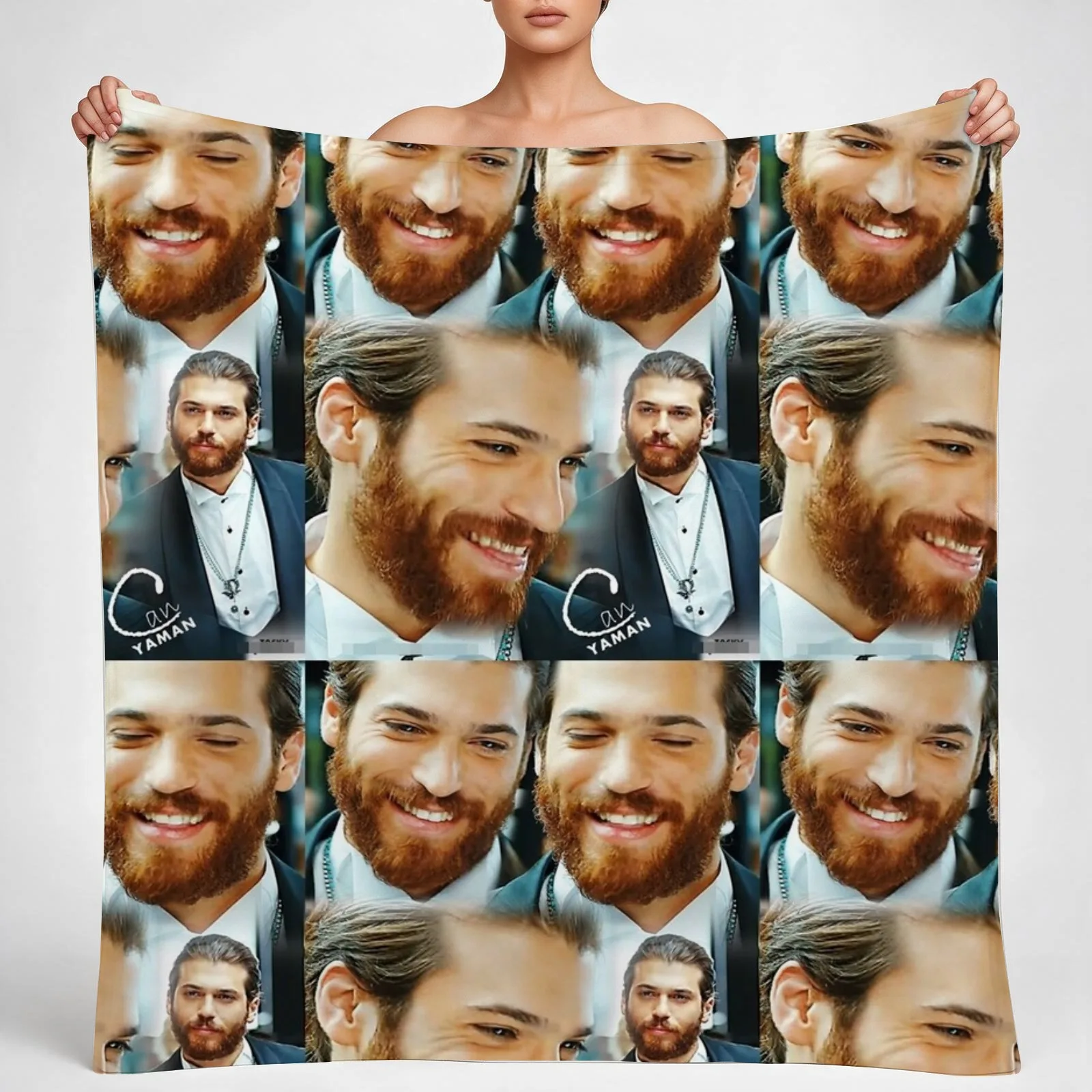 Can yaman handsome Throw Blanket couch cozy soft plush fuzzy picnic outdoor blanket
