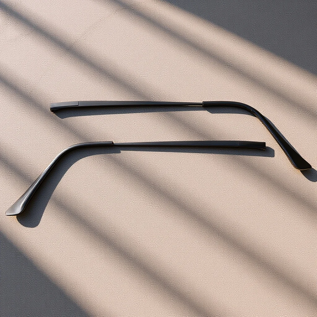 2 قطعة ذراع النظارات استبدال المعادن النظارات المعابد العالمي للنظارات الشمسية القراءة قصر النظر طقم تصليح أجزاء النظارات #1