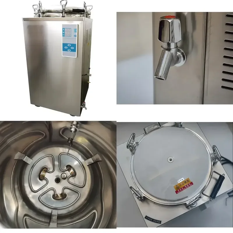 50L Vertical Pressure Steam Sterilizer Autoclave Disinfection Equipment for Laboratory Medical Use