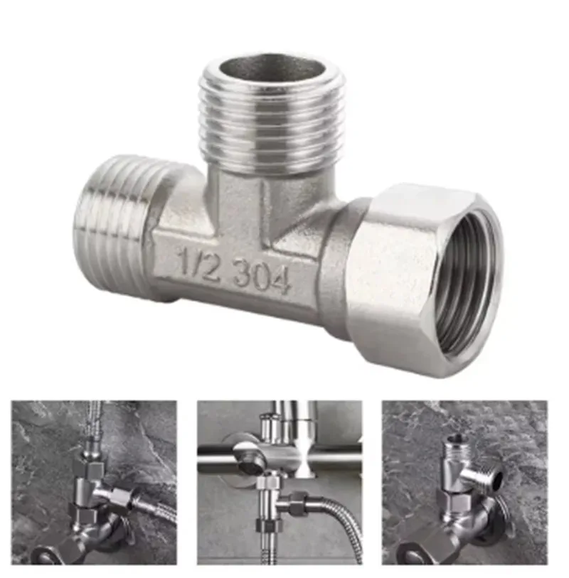 Stainless Steel T Adapter G1/ 2