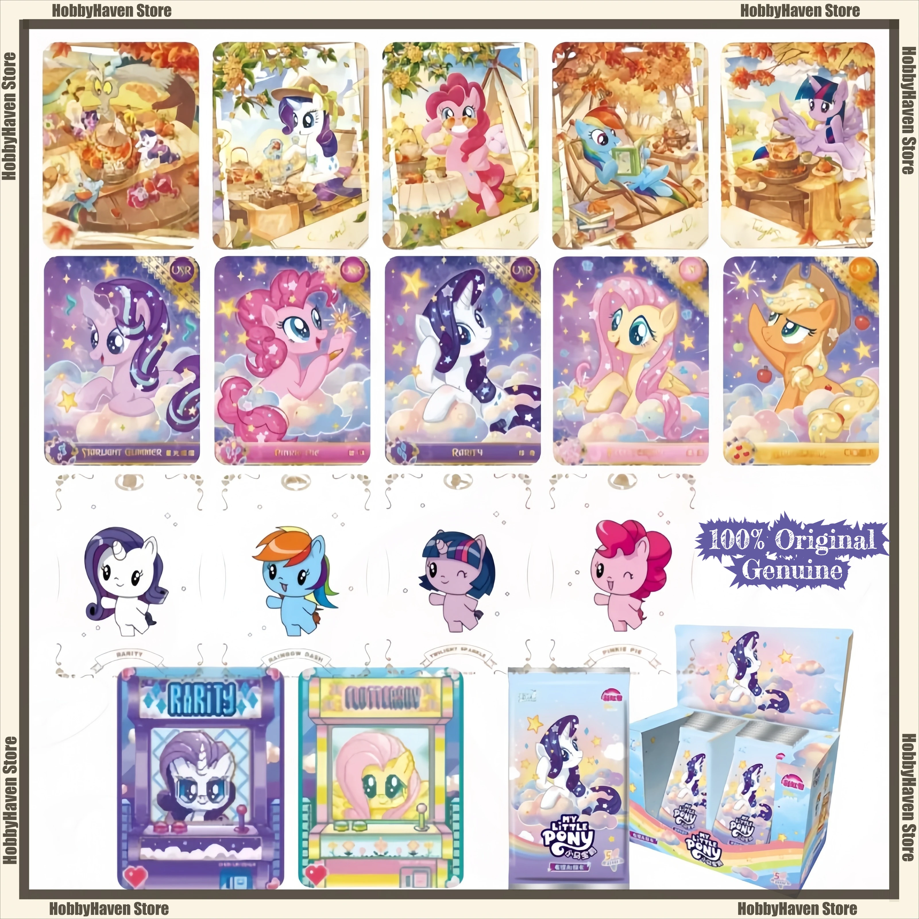 

In Stock Card Game My Little Pony Friendship Eternal Card Rainbow Pack Part 5 Official Genuine Peripheral Collection Gift