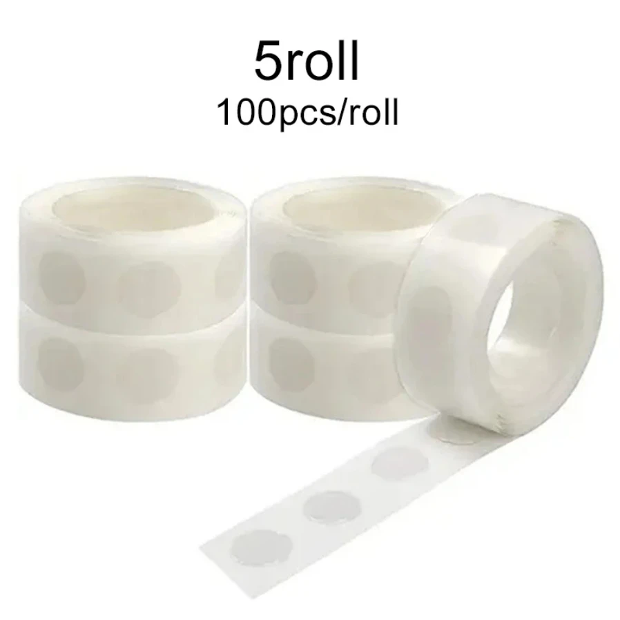 Ballonklebepunkt-Klebepunktband, doppelseitig, transparent, klebriger Kleber, Aufkleber, Luftballons, Ständer, Bogen, Befestigung des Ballons an Decke oder Wand