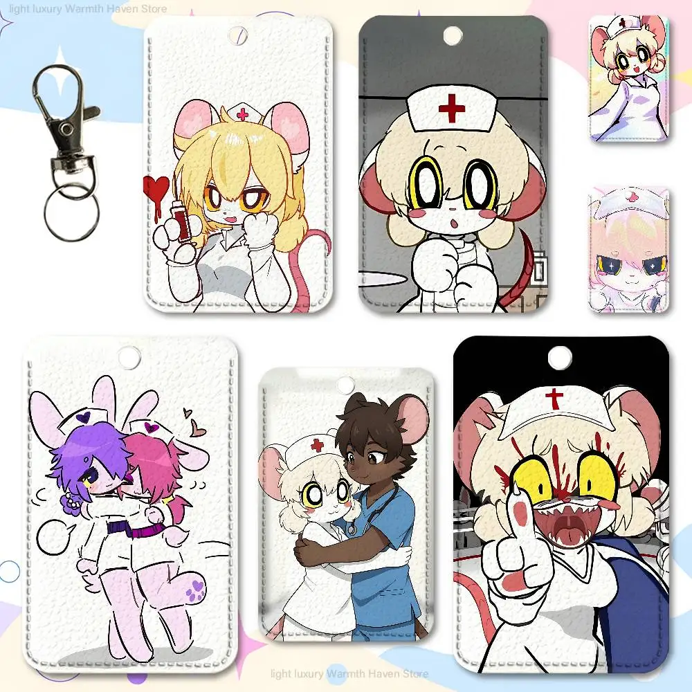 

T-Terrible Mouse L-Lorna Custom Access Card Case Leather Card Holder Transportation Card Case Gifts
