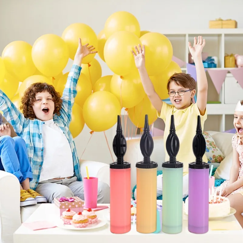 Birthday Party Decoration Balloon Pump Manual Air Pump Filling Party Balloon Inflatable Pump Wedding Supplies Randomly Color