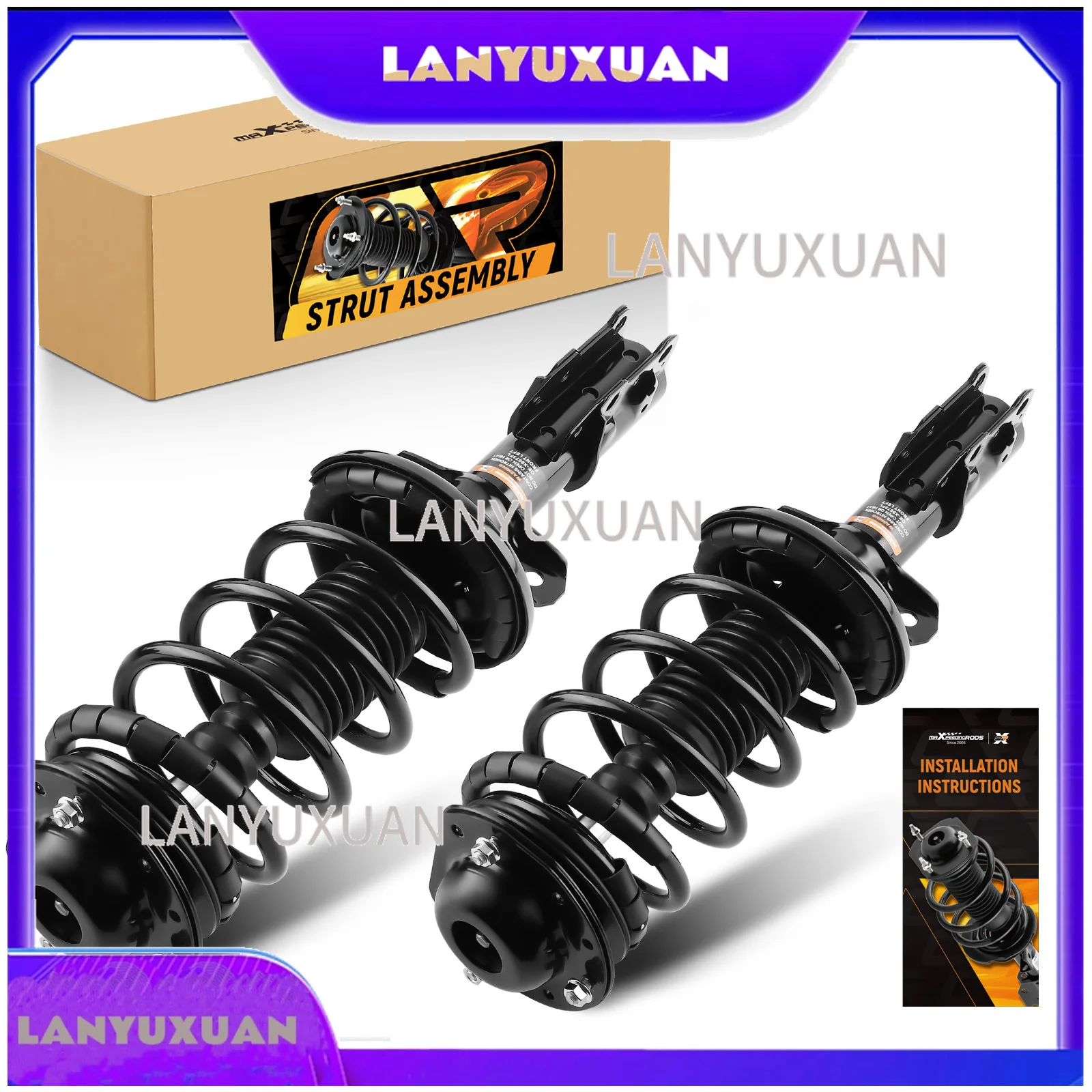 

2026 Front Struts w/ Coil Springs For 2005-2010 Chevrolet Cobalt 06-11 HHR Pontiac G5