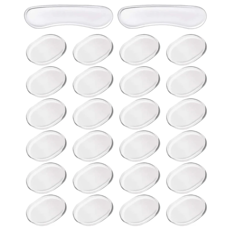 26Pcs Drum Dampeners Gel Pads Oval And Long Silicone Drum Silencers Pad Clear Soft Drum Dampening Gel Pads Easy To Use