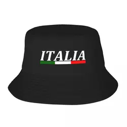 Custom Italy Flag Bucket Hat Men Women Fashion Summer Beach Sun Italian Proud Fisherman Cap