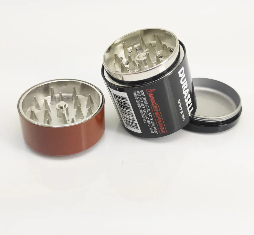 3-Layer Metalen Tabak Zinklegering Rook Breaker Batterij Roker Gratis Verzending