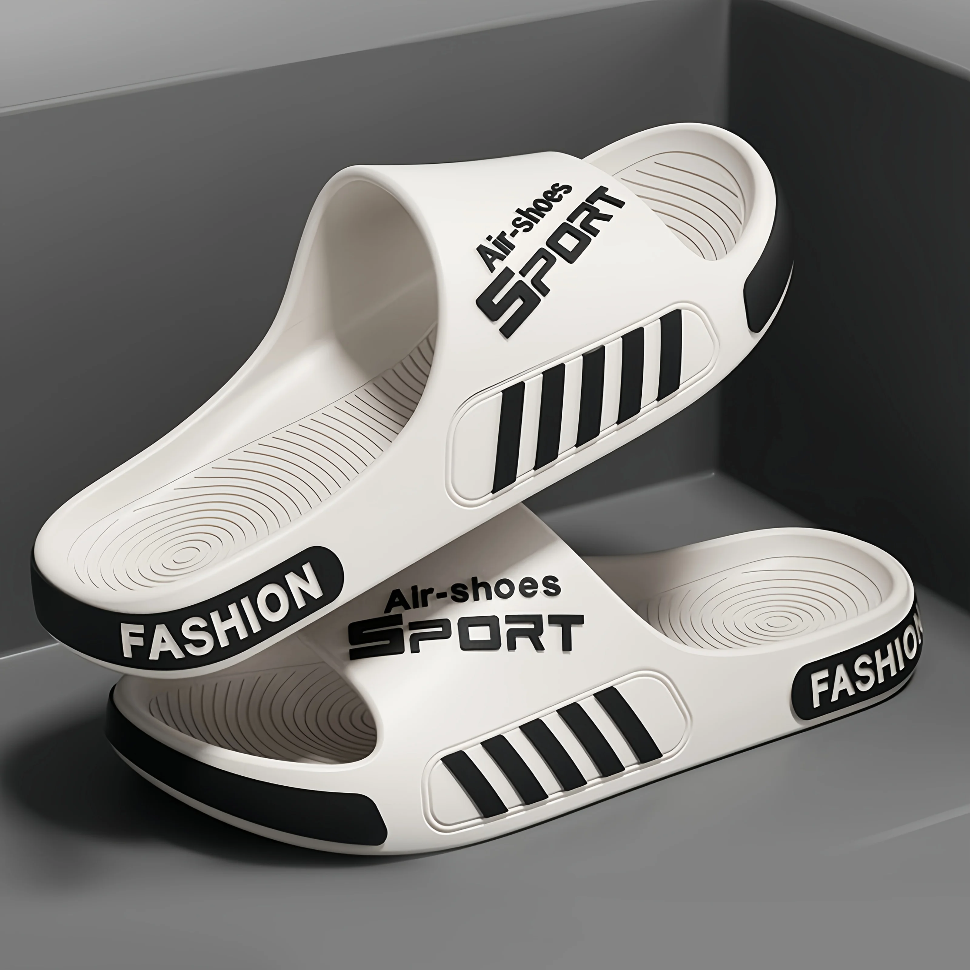 

Men's Sport Style Outdoor Slippers Anti-Slip Lightweight for Home And Beach Outdoor Use Comfortable Footwear