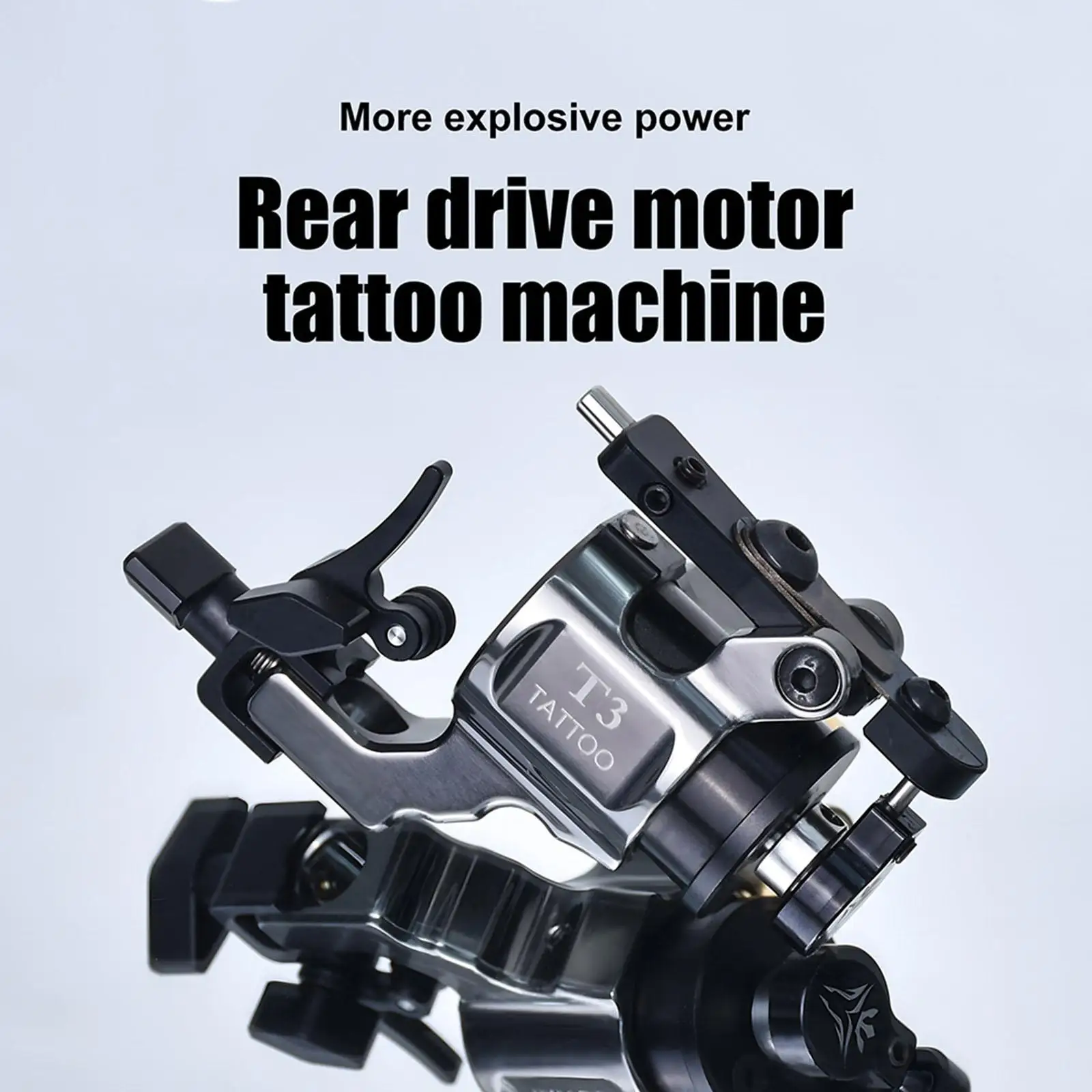 

T3 Tattoo Machine Motor Professional Rotary Tattoo Machine Powerful Coreless Motor Interchangeable Shrapnel Tattoo Gun 13500RPM