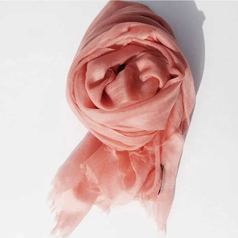 

300S 100%Cashmere Scarf Luxury Brand Women Fashion Cashmere Shawl Thin Summer Winter Ladies Soft Long Cashmere Scarf