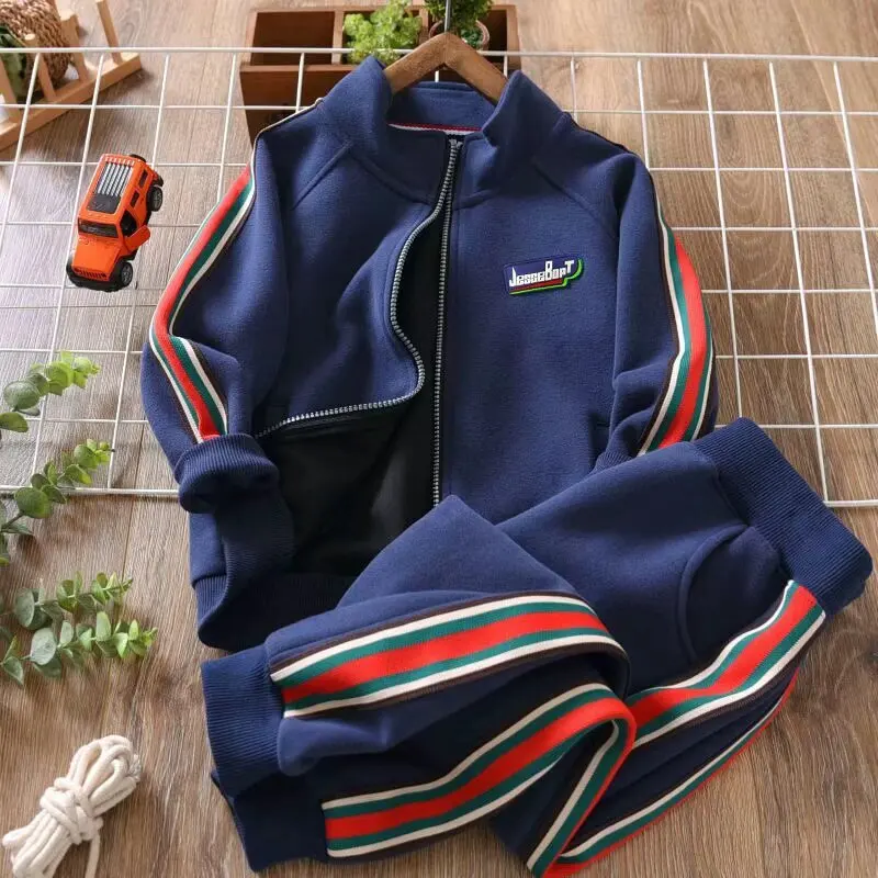 

Children's Sets Baby Boy CasualBoys Clothing Tracksuit Children Pullover Sweatshirts + Cotton Sports Pants 2pc Kids Clothes Boy