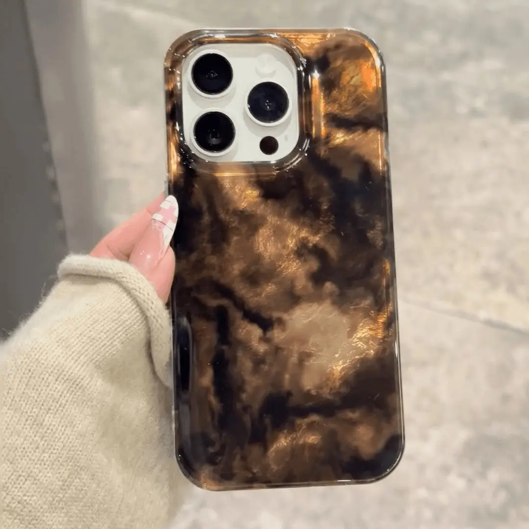 Ámbar otoñal para Apple 15/iPhone13 Feather Shell 12Pro Premium/11puls/Simple 13/x