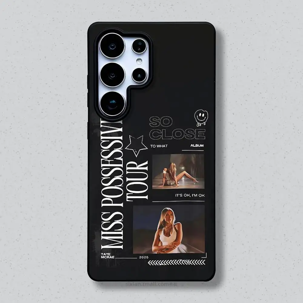 حافظة لهاتف سامسونج جالاكسي A 91,80,73,72,71,53,52,51,22,5G غطاء أسود ناعم مقاوم للصدمات من T-Tate