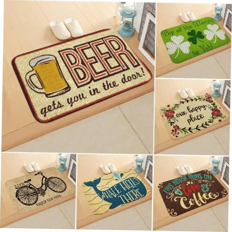 

Welcome Door Mats Floor Mat lway Rug Kitchen Bedroom Non-Slip Doormat Home Decor Mat hine Waable Floor Carpet