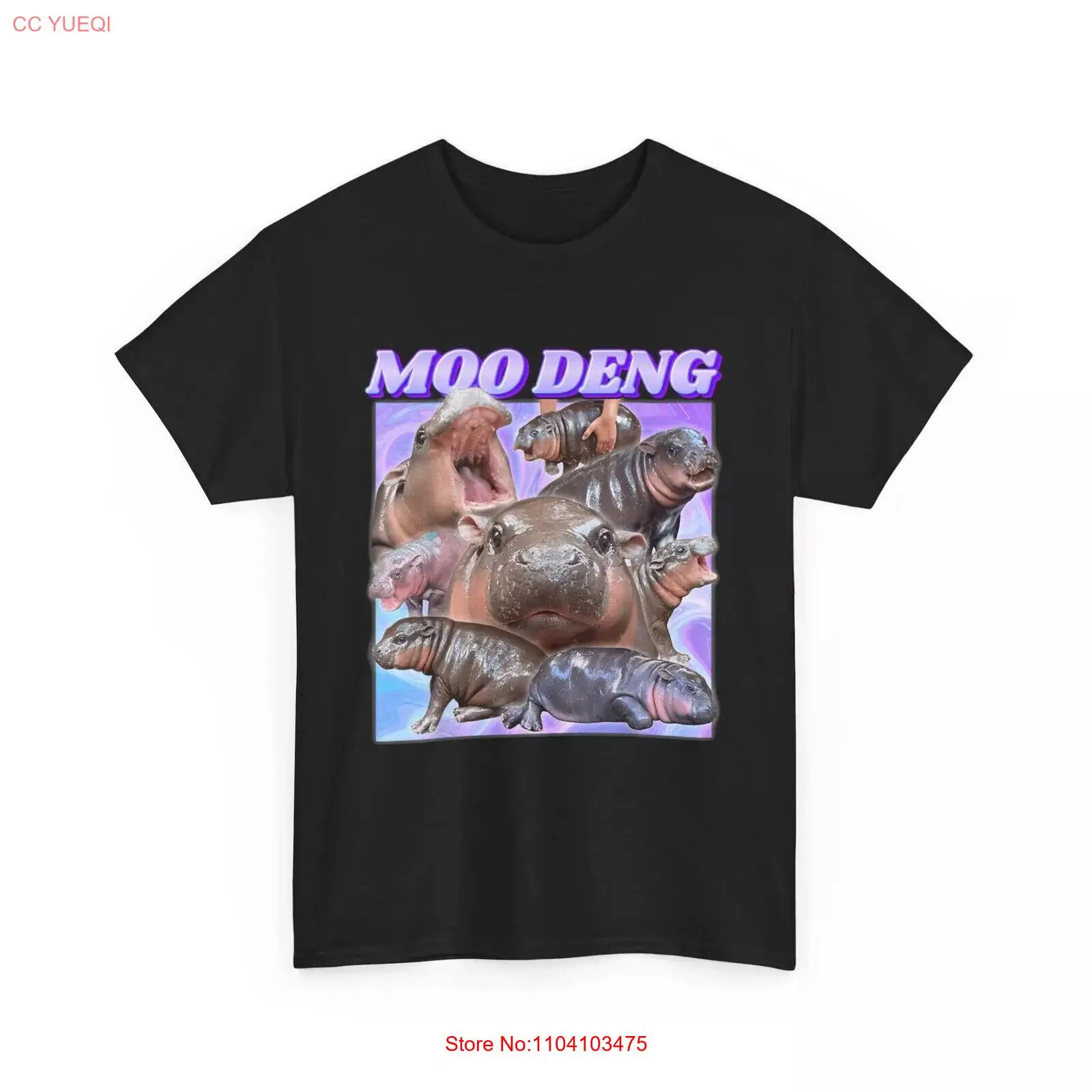 Baby Hippo Moo Deng T-Shirt.webp