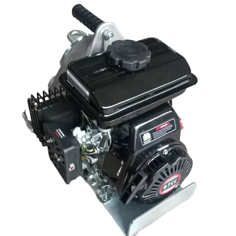 Portable 1000KG Capstan Winch with Engine Industrial Construction Equipment Lifting Wiring Towing Move Tool