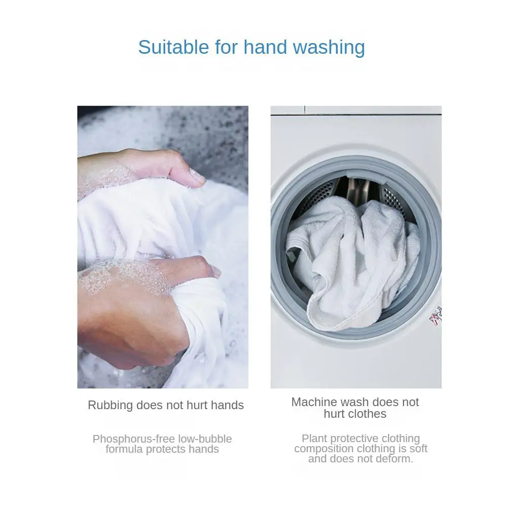 Laundry Detergent Sheet Nano Concentrated Washing Powder New Formula  Deep Decontamination Non-liquid  Washing Machine Cleaner