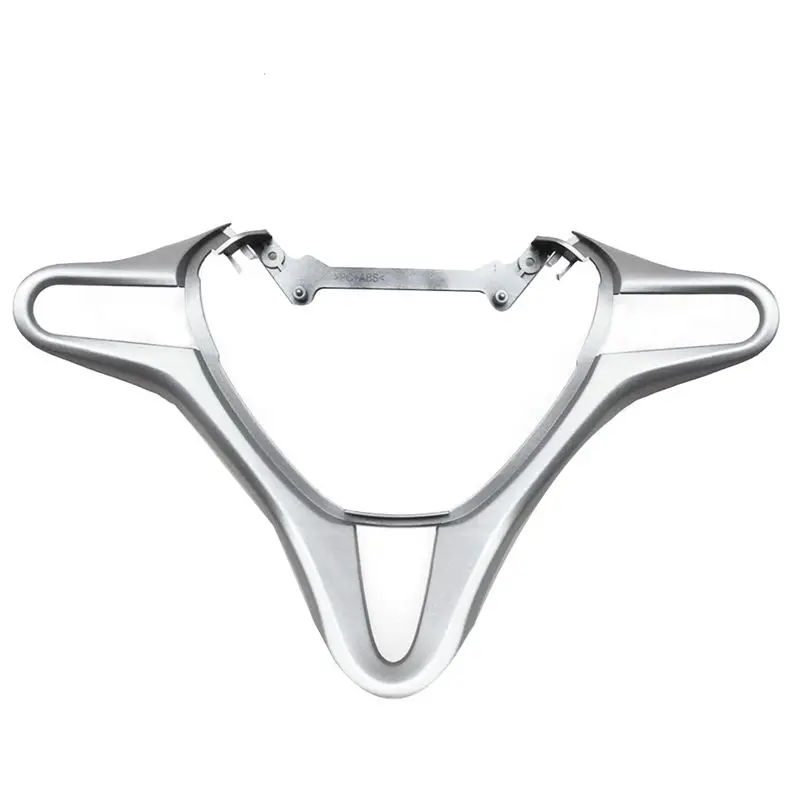 HOT-Car Steering Wheel Auto Cruise Trim Cover For Honda Civic 8Th 2006-2011 Spare Parts Audio Radio Switch Buttons Frame Silver,