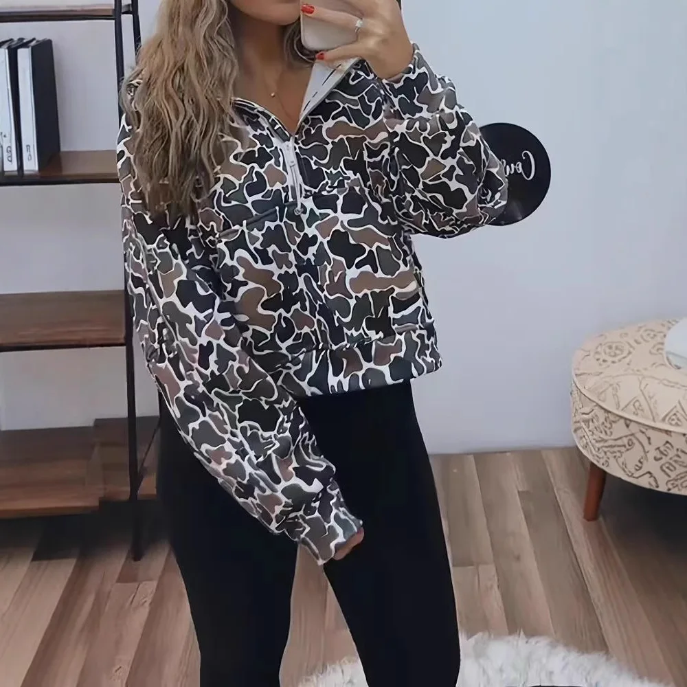 Zipper Hoodie Tops Casuales Herbst Winter Leopard Langarm Anime Hoodie frauen Hoodie Jacke Sudadera Con Capucha Mujer