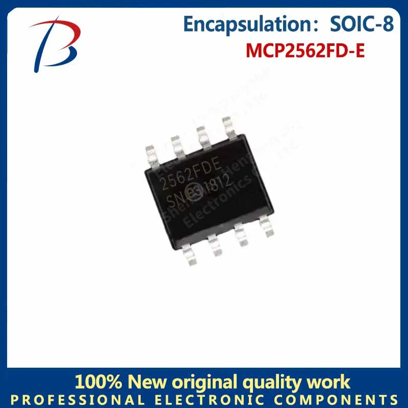 10PCS  MCP2562FD-E Transceiver controller chip package SOIC-8