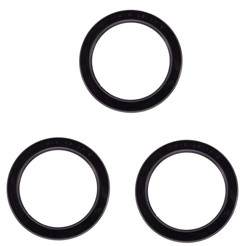 

3X USH 40Mm X 50Mm X 6Mm Hydraulic Cylinder Rubber Oil Seal Ring