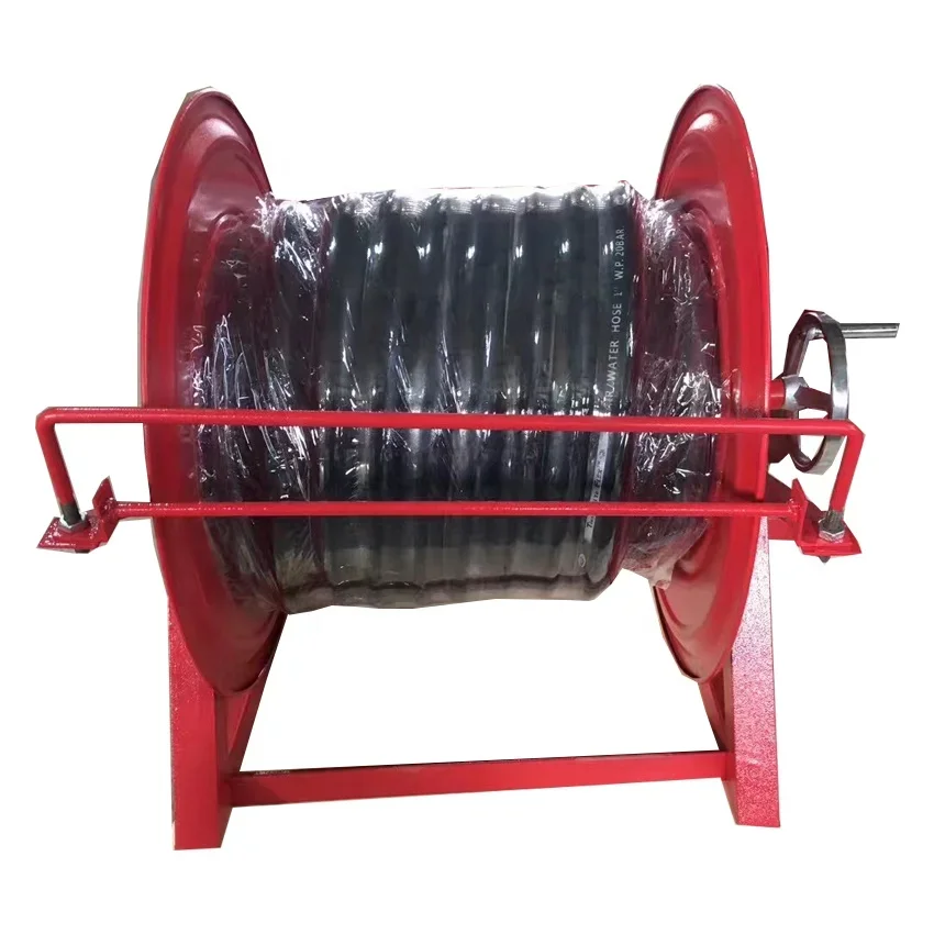 TLF 1"x50m Manico per tubo flessibile in gomma nera ad alta pressione Avvolgitubo per acqua australiano