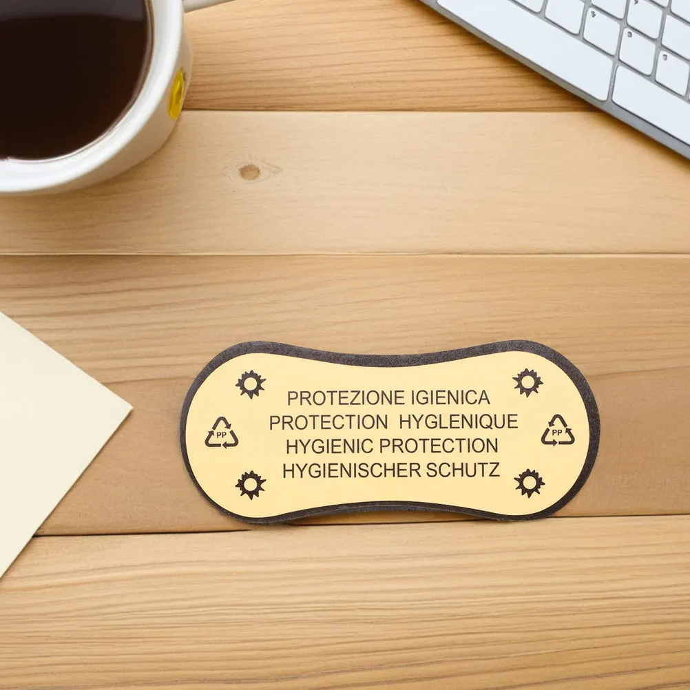 70Pcs Protective Sticker for Swimsuits Self-Adhesive Hygiene Labels for Bikini Liners Sanitary Decals