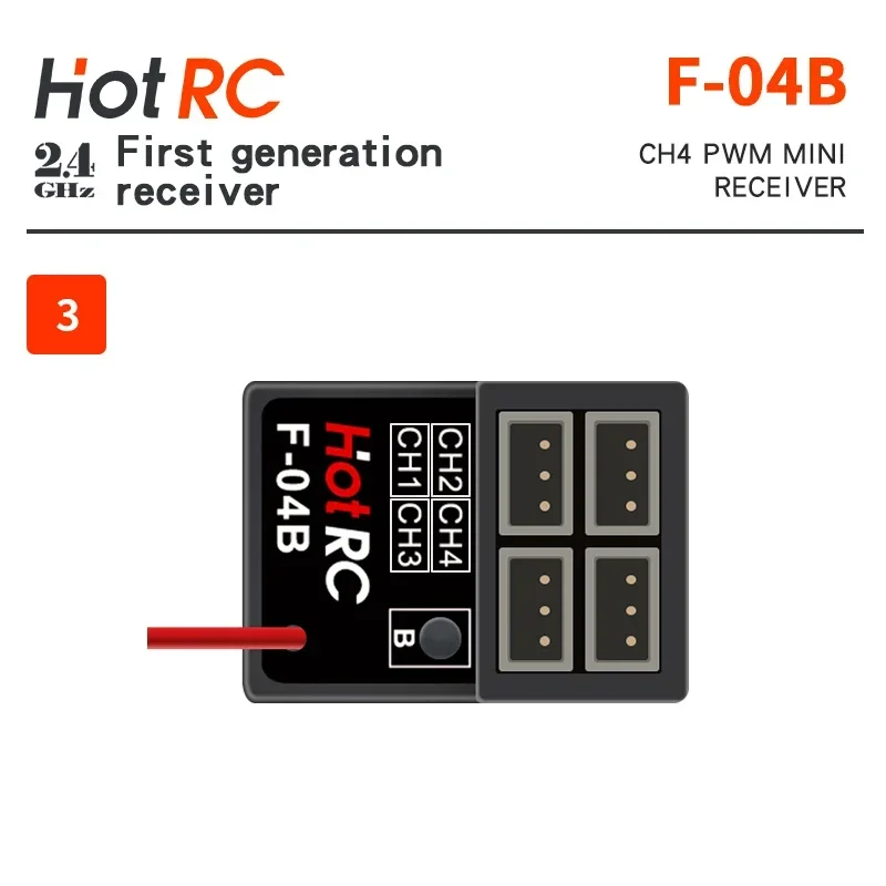 HOTRC F-04A F-04B F-05A F-06A F-08A F-10A F-01A SBUS F-04BT F-06AT F-08AT F-01AT 2.4G récepteur 4/6/8/10CH pour émetteur Hotrc
