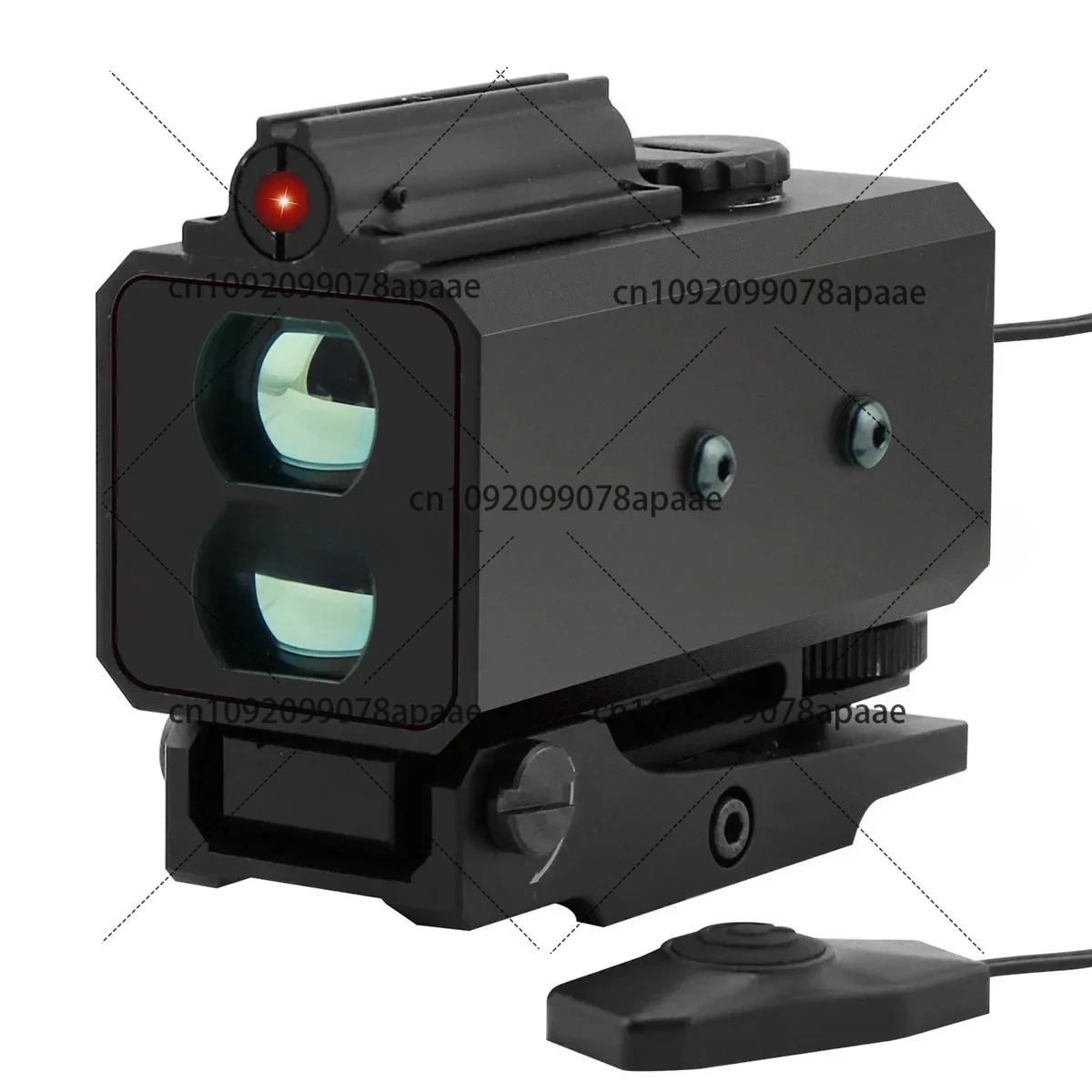 إصدار النقطة الحمراء LE032 جهاز تحديد المدى بالليزر الصغير 1200 متر مع دعامة تعديل رباعية الاتجاهات #4