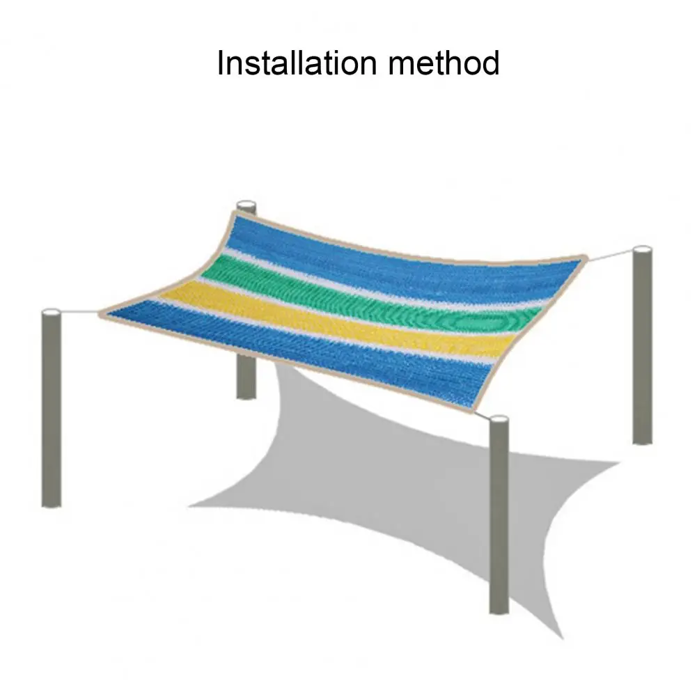 Patio Shade Cover Balcony Privacy Screen Waterproof Sun Shade Canopy for Swimming Pool Garden with Uv for Easy