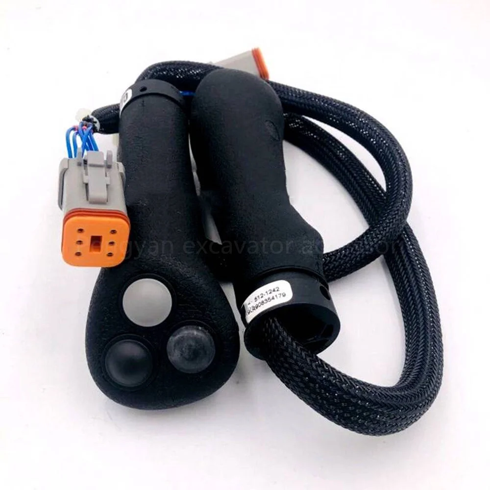 For 512-1242 512-1248 R908354179 E320GC 323 330 336 345GC Joystick Handle Glue Horn Button Switch Control Device Excavator Parts