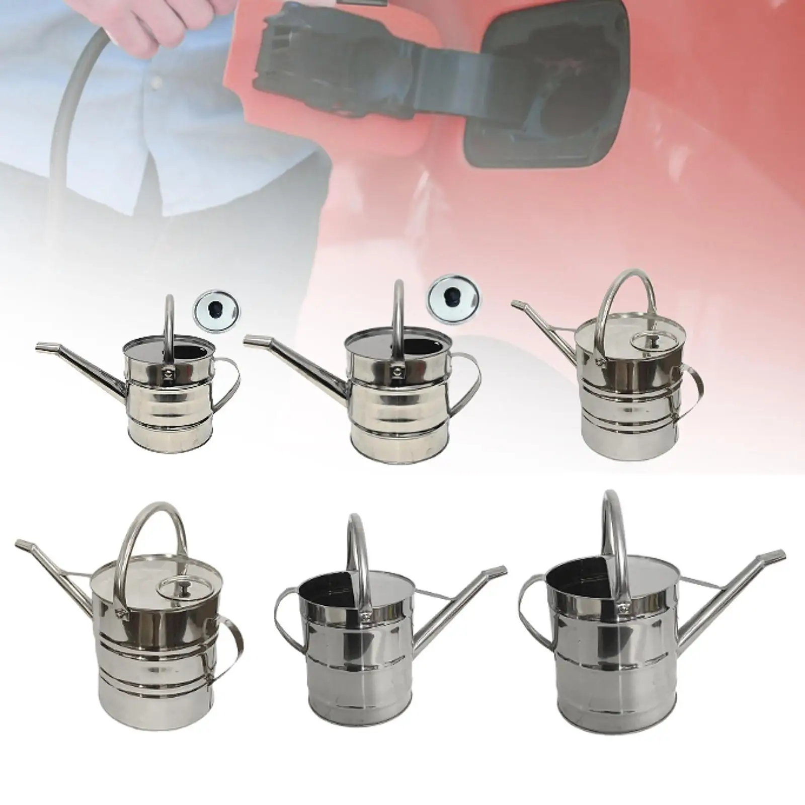 손잡이가 있는 급유통, 휘발유통 액세서리, 다용도 금속 연료통