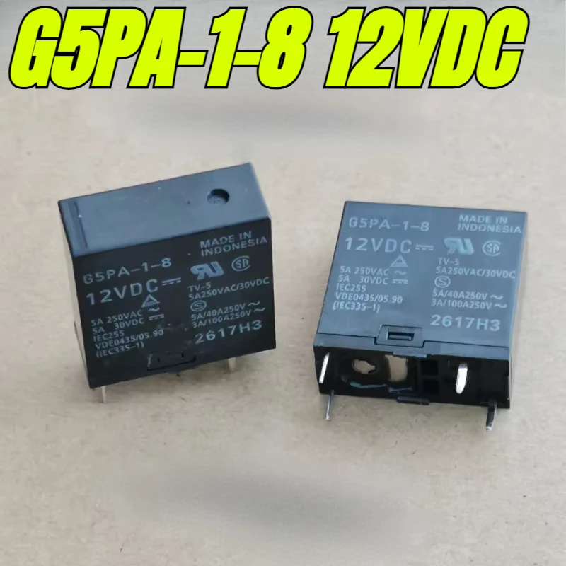 （Brand New Original）1pcs/lot 100% original genuine relay:G5PA-1-8 12VDC 5A 12V 4pins