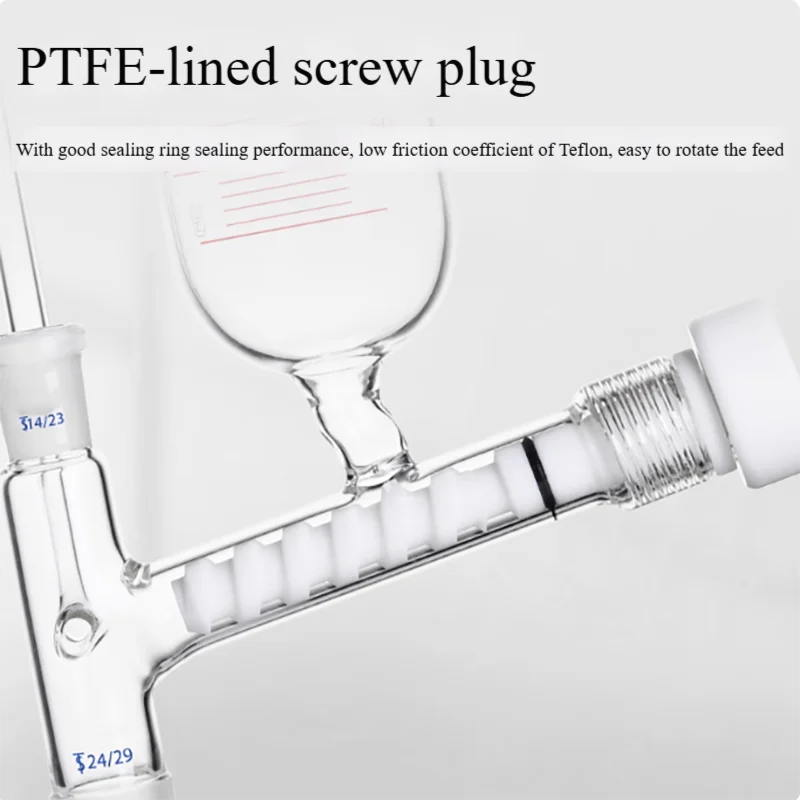 

Cylindrical powder feeding funnel 100/250/500/1000ml Cylindrical glass powder solid feeding funnel solid feeder