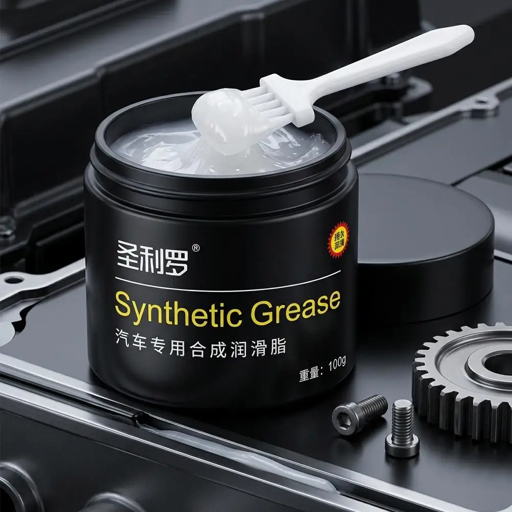 100g Synthetic Car Care Grease Multi-Purpose Lubricant For Wheel Bearing Chassis Brake Auto Parts Anti-Rust Lubricating Grease