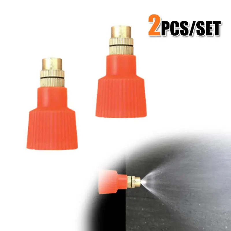 2Pcs Adjustable Garden Sprayer Nozzles For Efficient Watering Sprays Bottle Caps Connector Accessories
