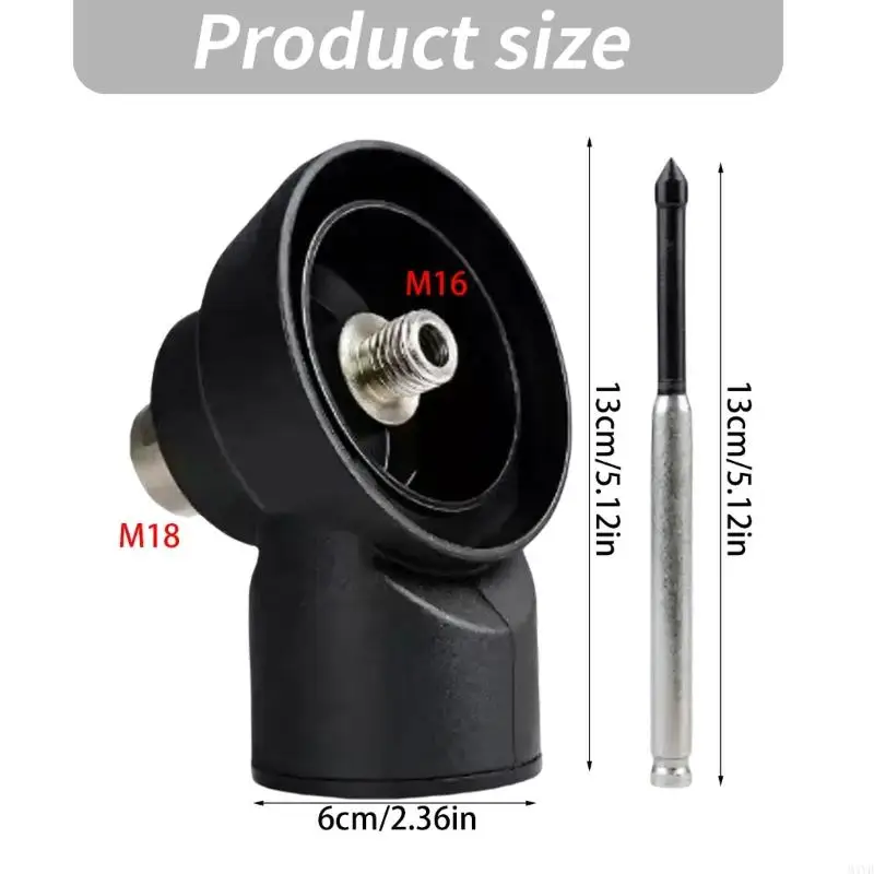 Drill Dust Collection Cover Set With Rubber Close-Fit Design for Wall and Tile Drilling, Repair and Installation M4YD