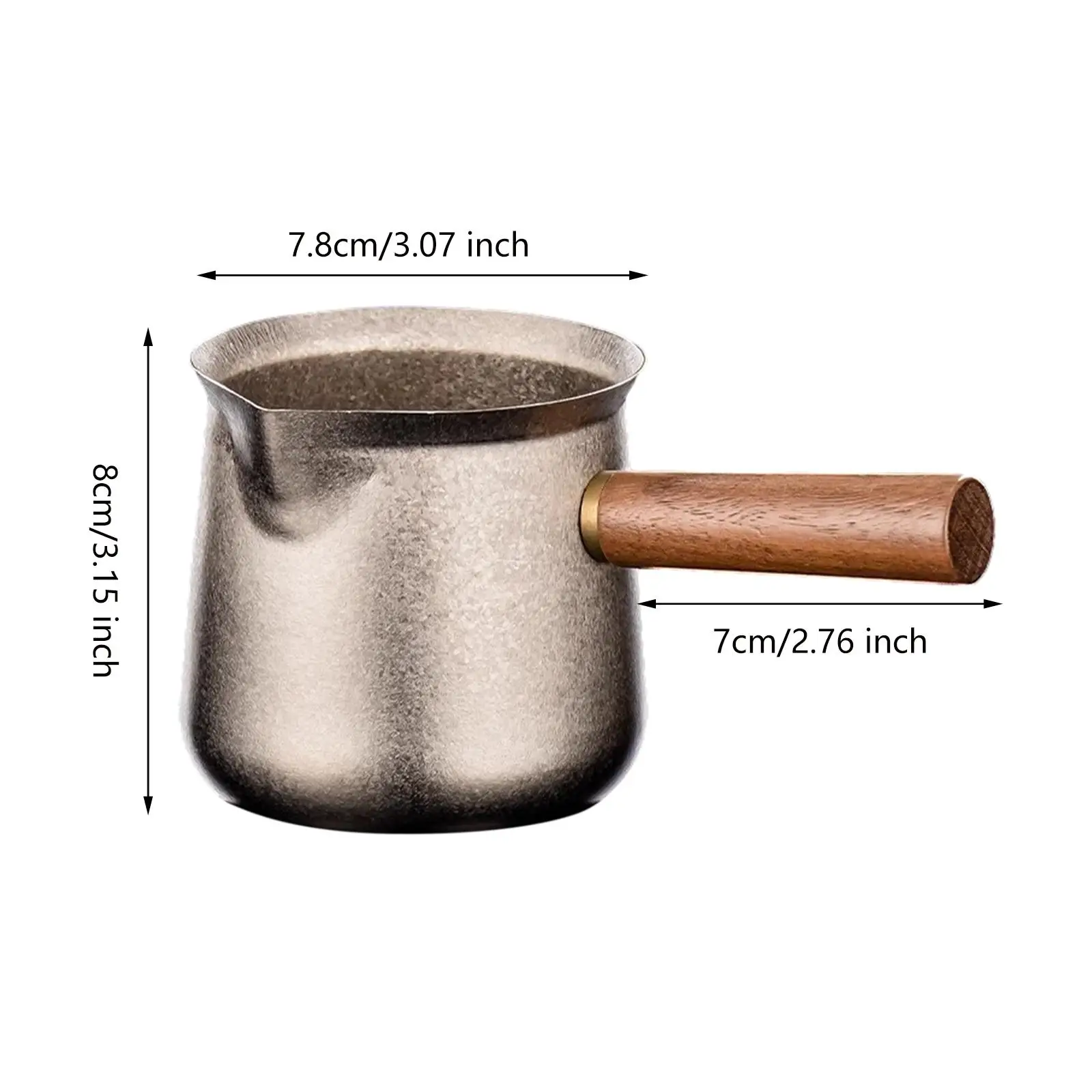 Titanium Tea Maker Serving Pitcher 330ml Sharing Pitcher Pitcher Titanium Cup for Office Kitchen Outdoor Camping Home Restaurant