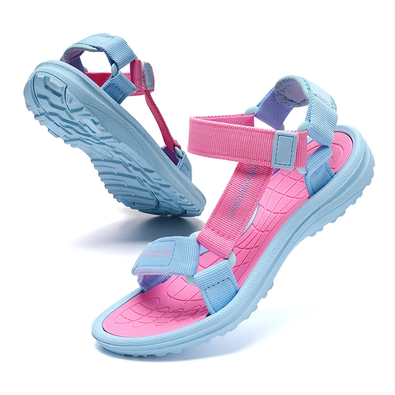 Kinder Jungen Sandalen Kinder Sommer Atmungsaktive Sport für Mädchen Casual Strand Schuh Bequeme Weiche Sohle Rutschfeste Student Sandalen – Detail 2
