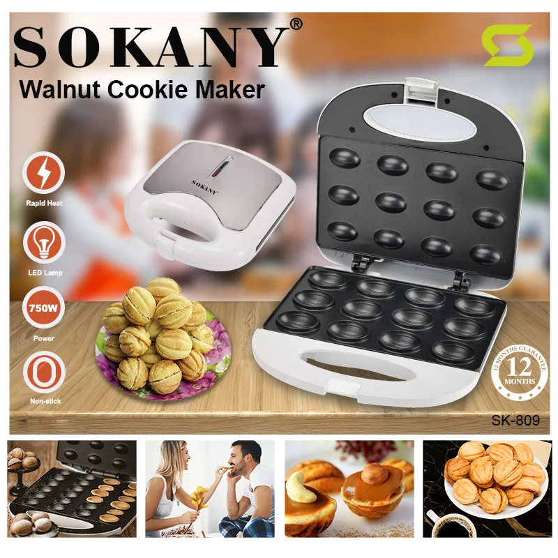 Houselin-Moule à Friandises pour Cookies, Poêle à Friandises, 12 Magnifiques Griddle, Brochure, Padramatiquement, Kg