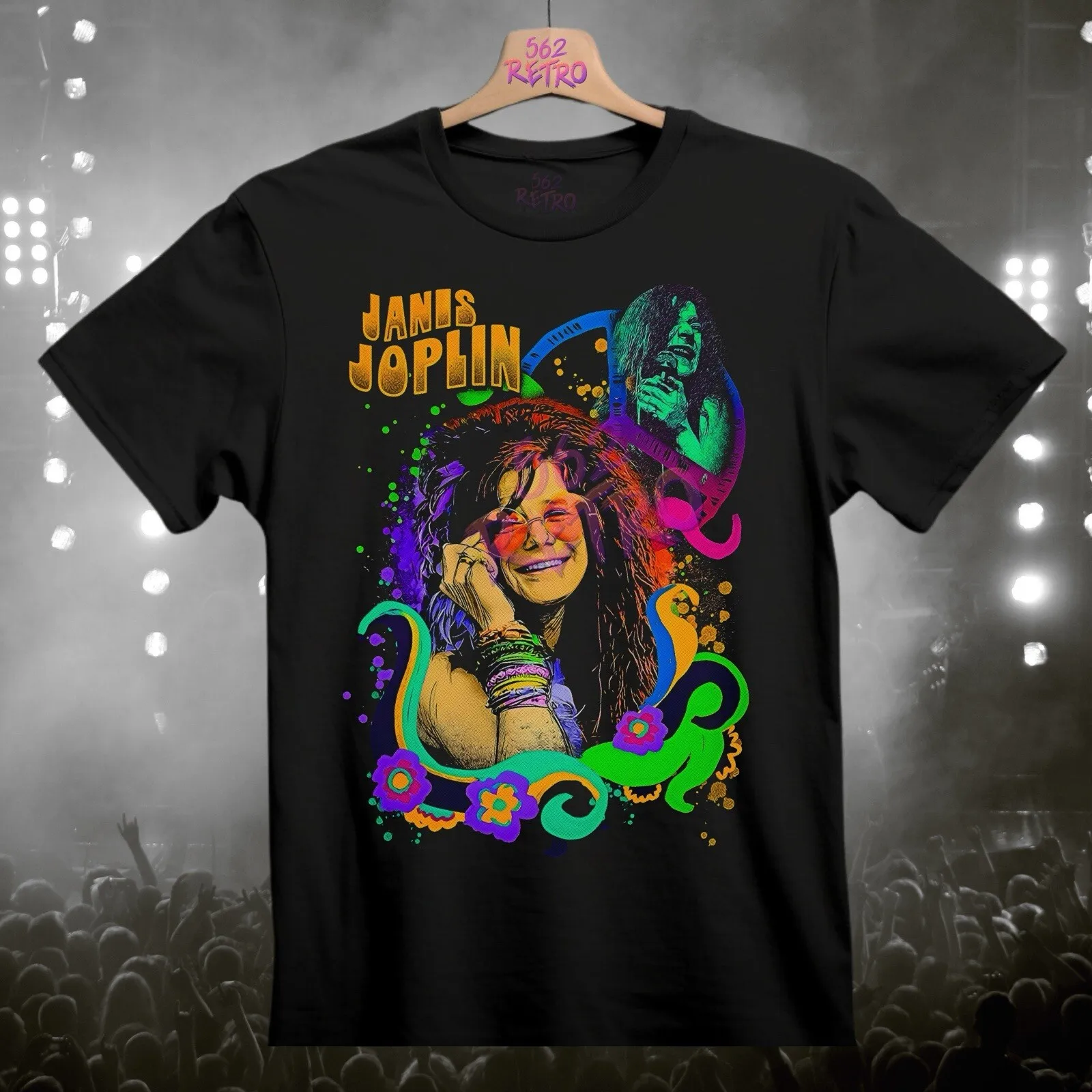 

Футболка Janis Joplin Classic Rock Band, черная, S 3XL