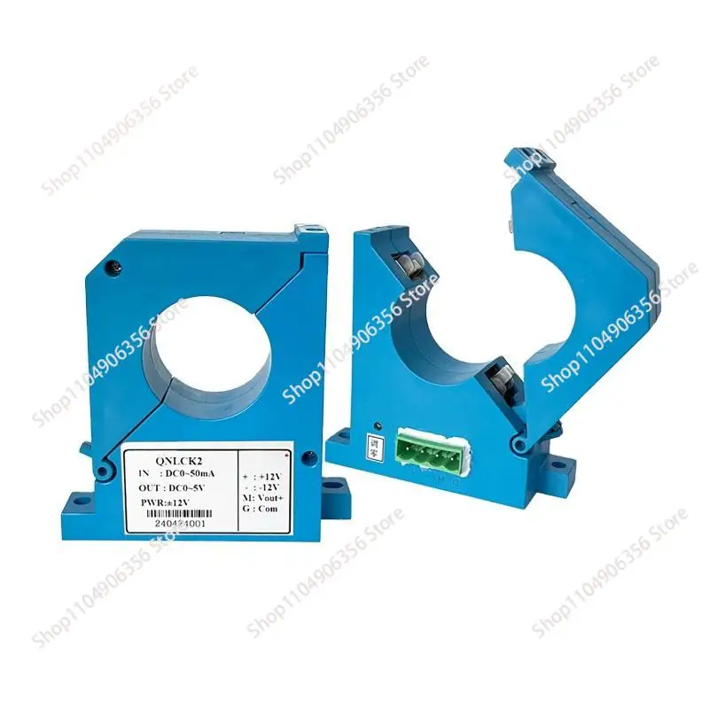 for DC Leakage Current Sensor hall QNLCK2 50mA 100mA 300mA 500mA 600mA 1A / 5V 4~20mA RS485 transforme Split core
